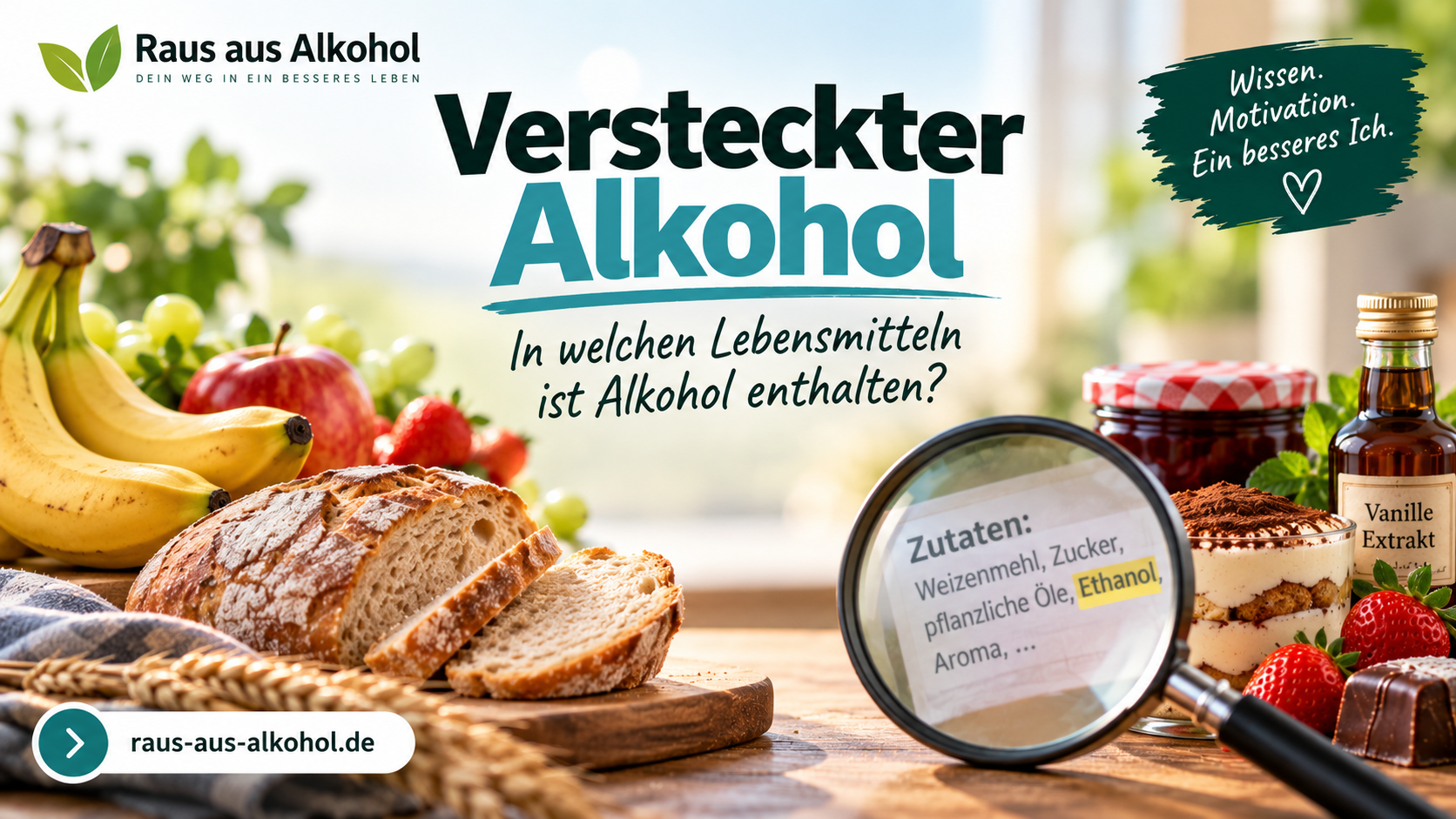 Alkohol in Lebensmitteln